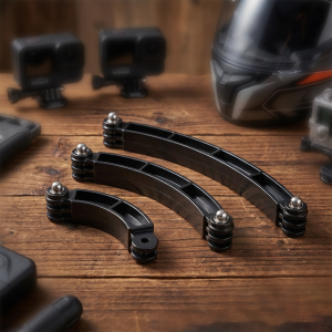 Universal PVC Alloy Helmet Extension Arm Fixed Bracket for Action Camera